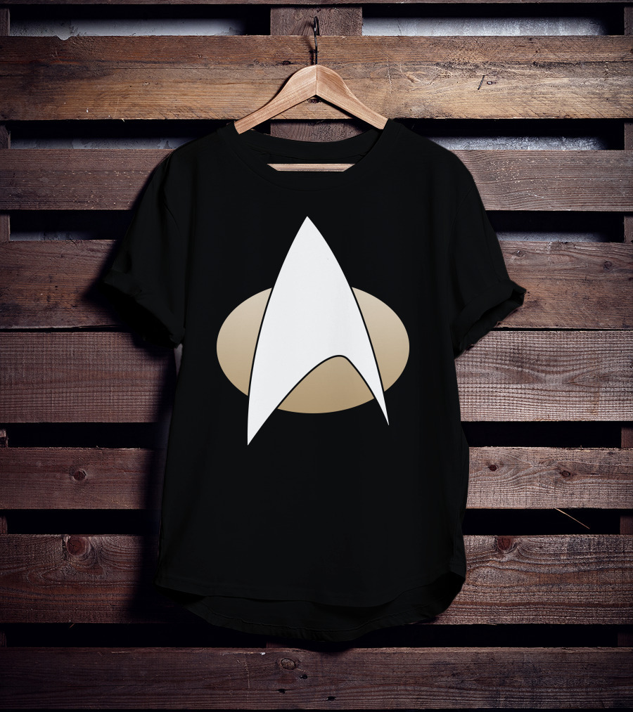 Star Trek Command Red Paneled Uniform Badge Insignia T-Shirt