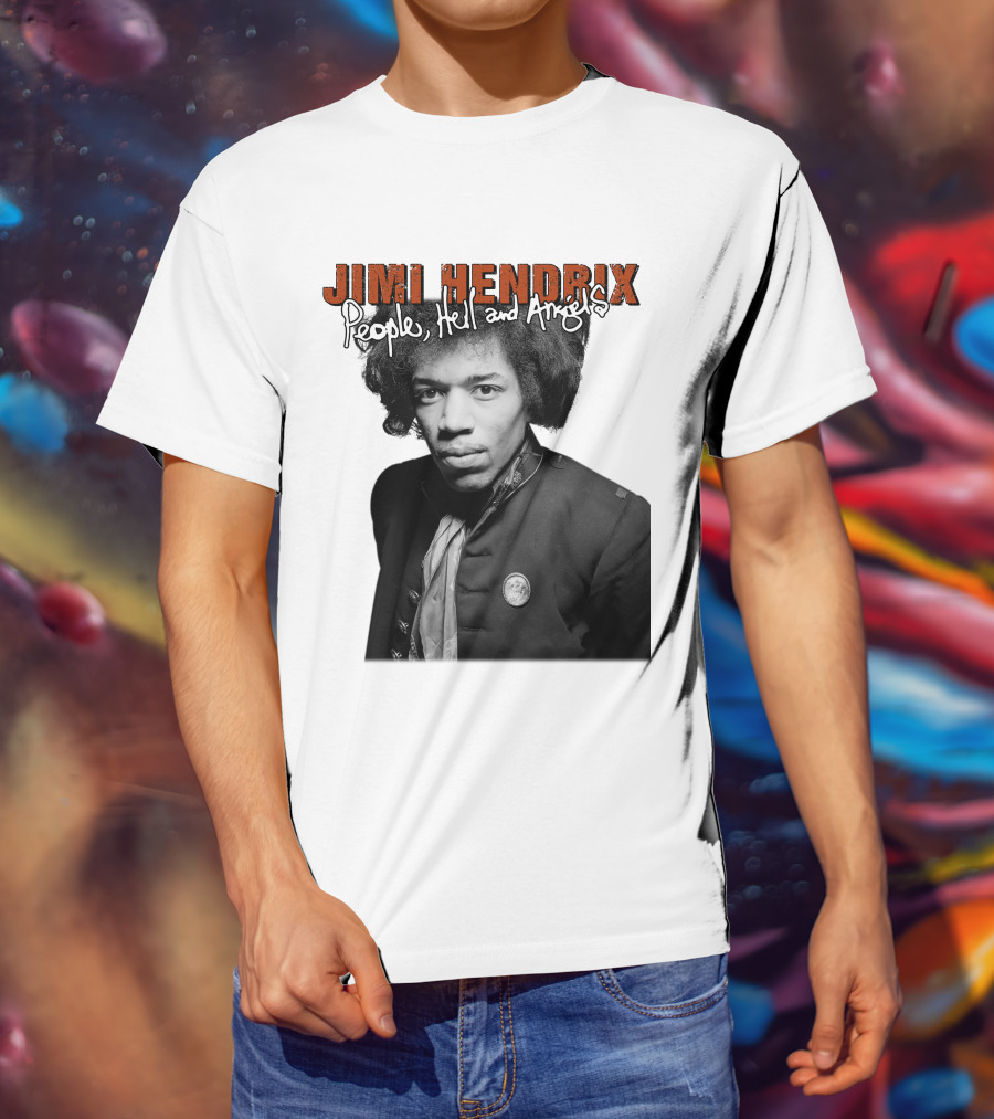 Jimi Hendrix People, Hell And Angels T-Shirt