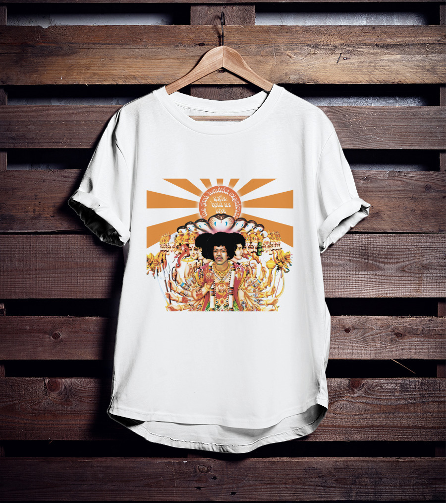 The Jimi Hendrix Experience Axis Bold As Love Album Cover T-Shirt