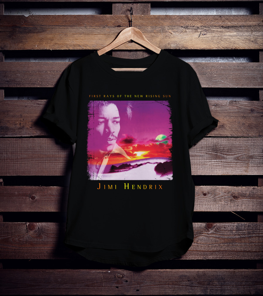 Jimi Hendrix First Rays Of The New Rising Sun Sunset T-Shirt