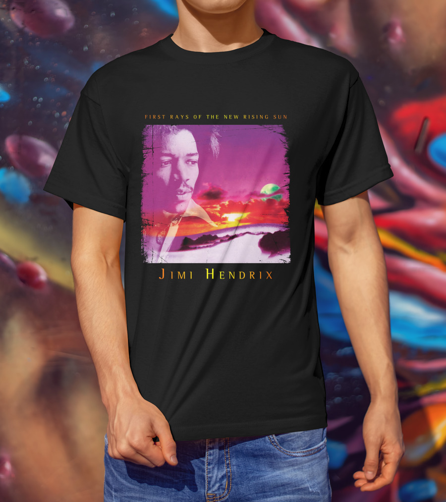 Jimi Hendrix First Rays Of The New Rising Sun Sunset T-Shirt