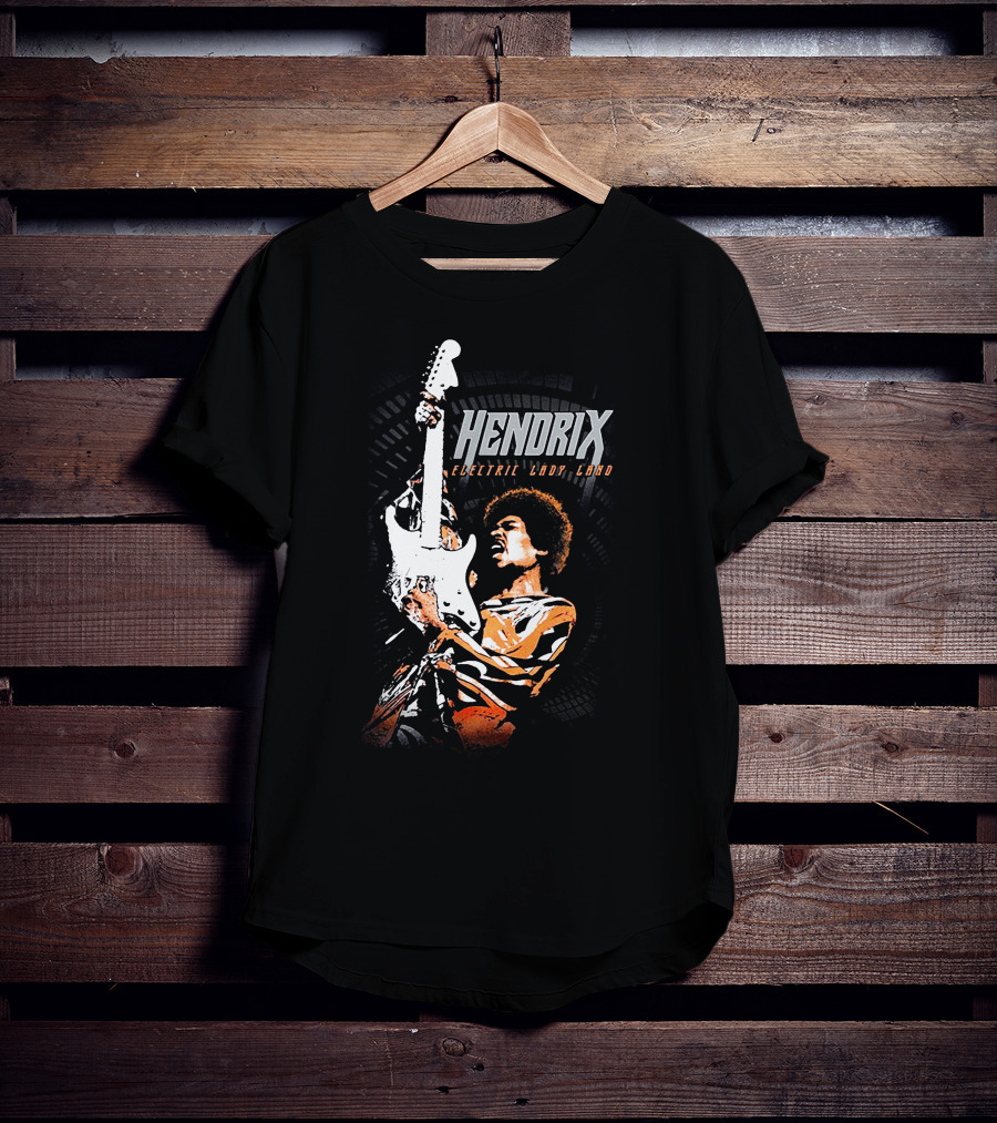 Hendrix Electric Ladyland Guitar Performance T-Shirt