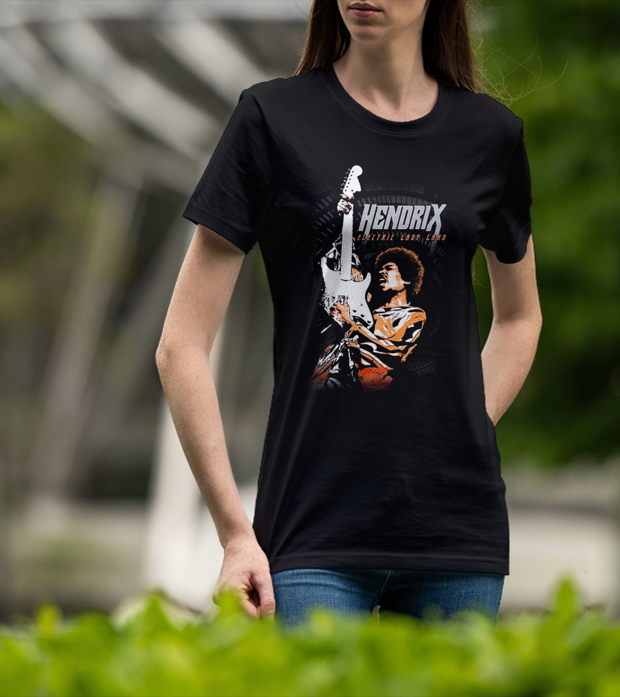 Hendrix Electric Ladyland Guitar Performance T-Shirt