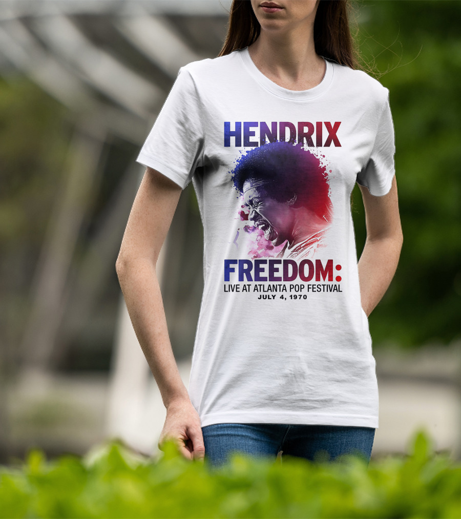 HENDRIX FREEDOM LIVE AT ATLANTA POP FESTIVAL JULY 4 1970 T-Shirt