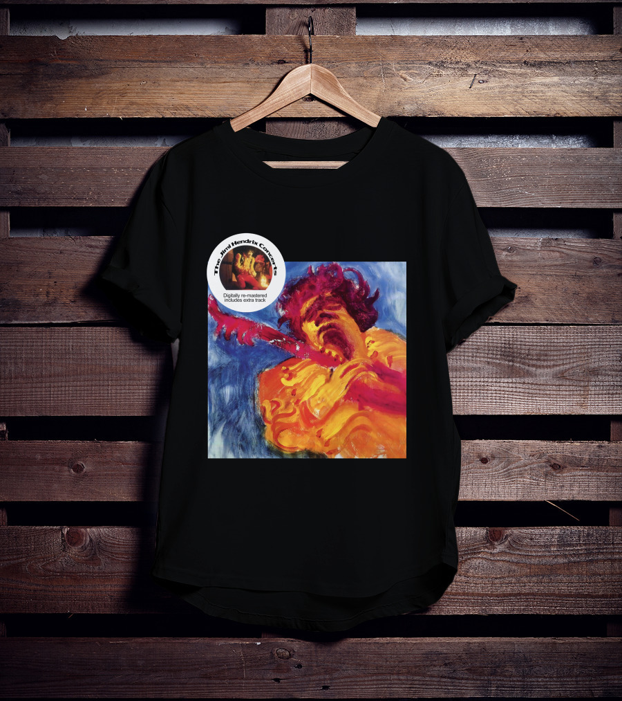 The Jimi Hendrix Concerts Digitally Re-Mastered Includes Extra Track T-Shirt