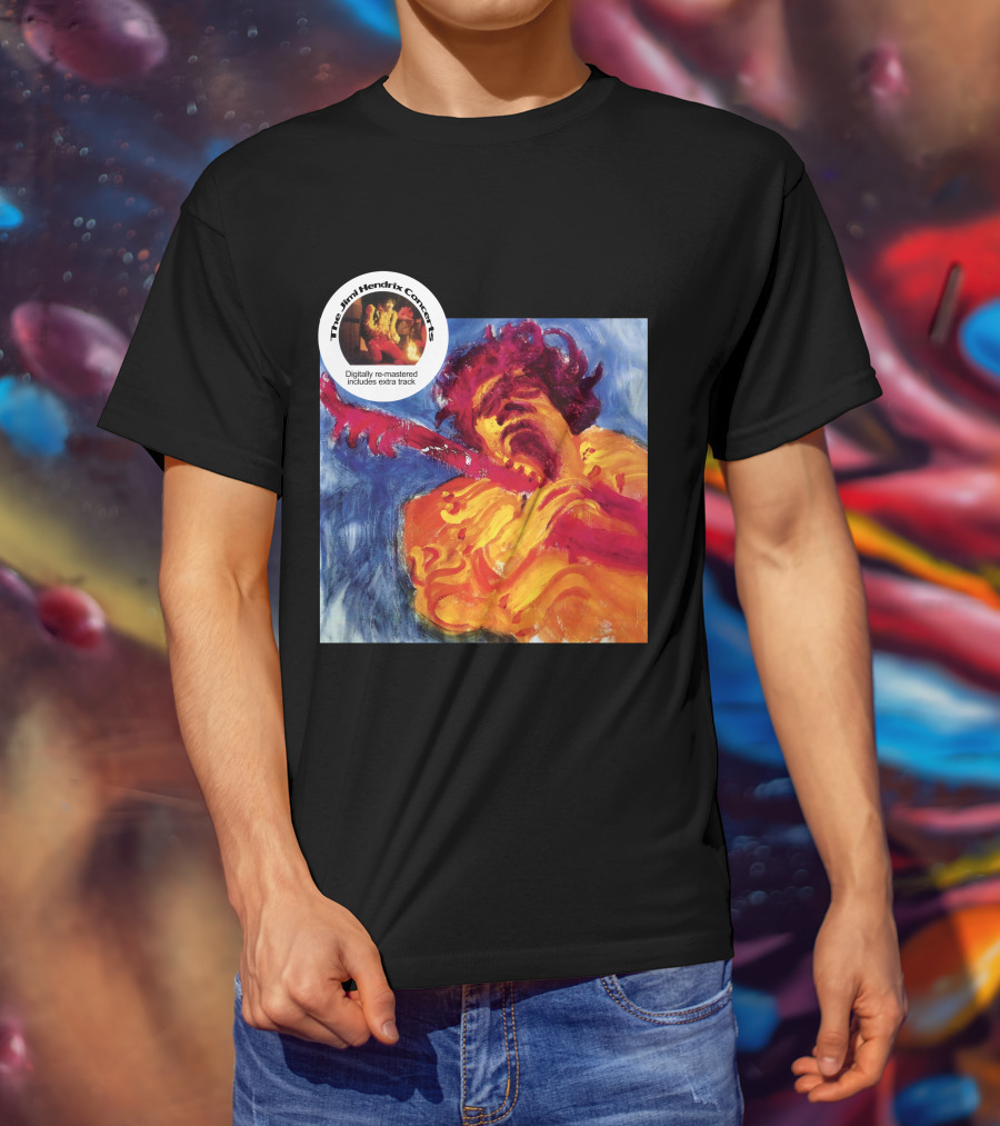 The Jimi Hendrix Concerts Digitally Re-Mastered Includes Extra Track T-Shirt