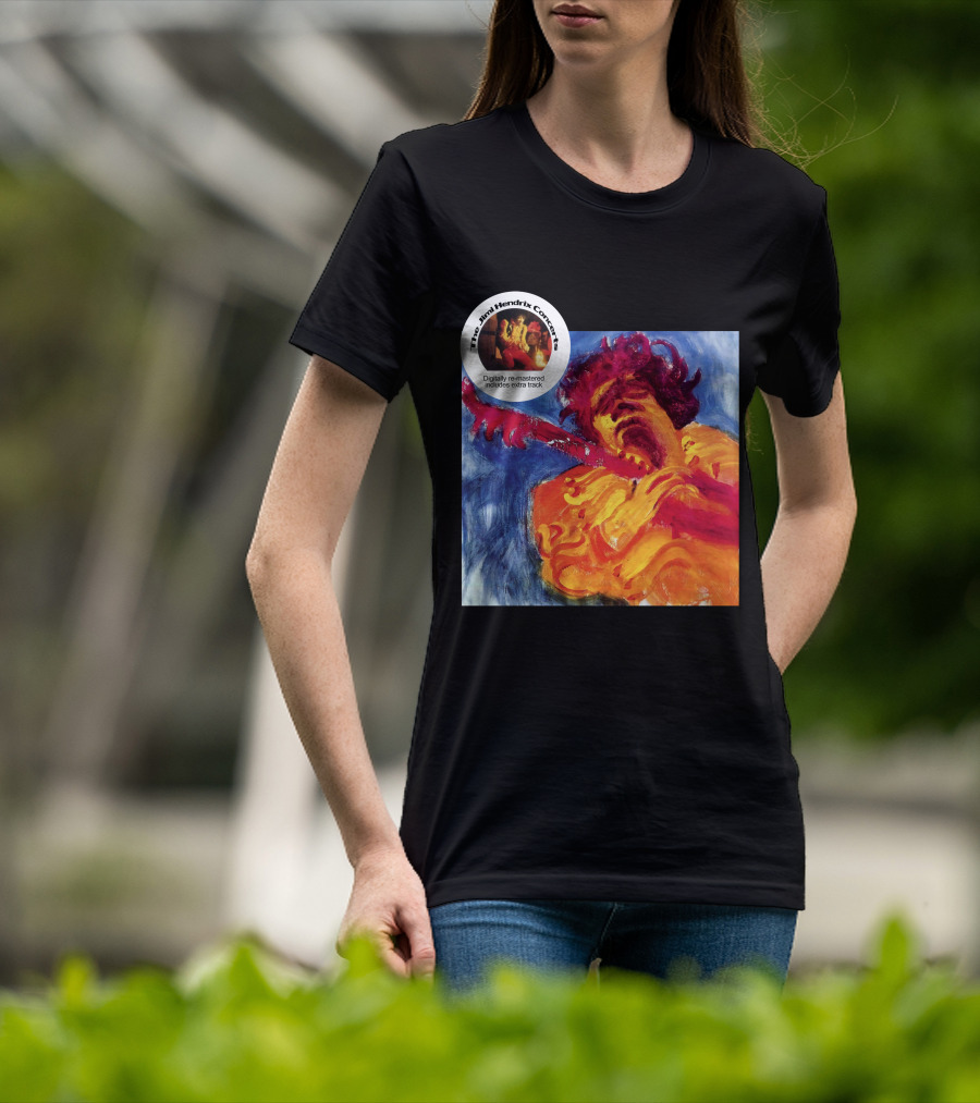 The Jimi Hendrix Concerts Digitally Re-Mastered Includes Extra Track T-Shirt