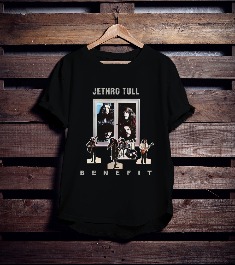 Jethro Tull Benefit Band Album Cover T-Shirt