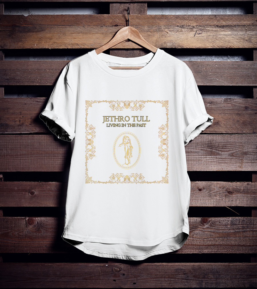 Jethro Tull Living In The Past Victorian Floral Border T-Shirt