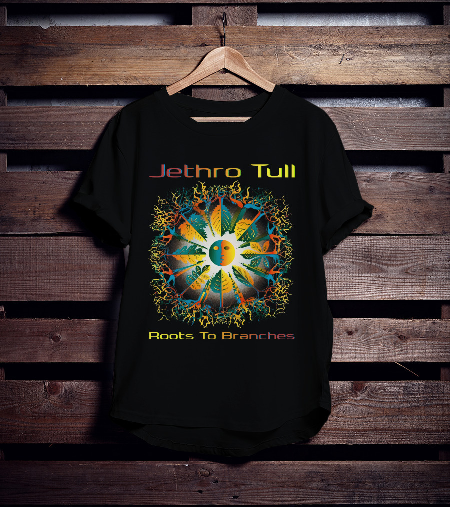 Jethro Tull Roots To Branches Vibrant Tree Circle T-Shirt