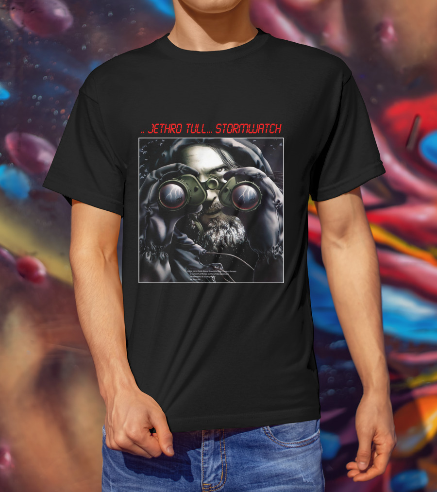 Jethro Tull Stormwatch Binoculars And Lightning T-Shirt