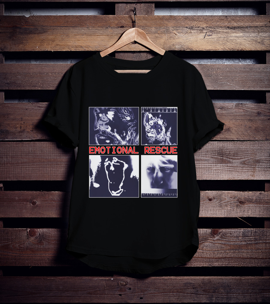 Emotional Rescue Album Cover Art Quadrants T-Shirt