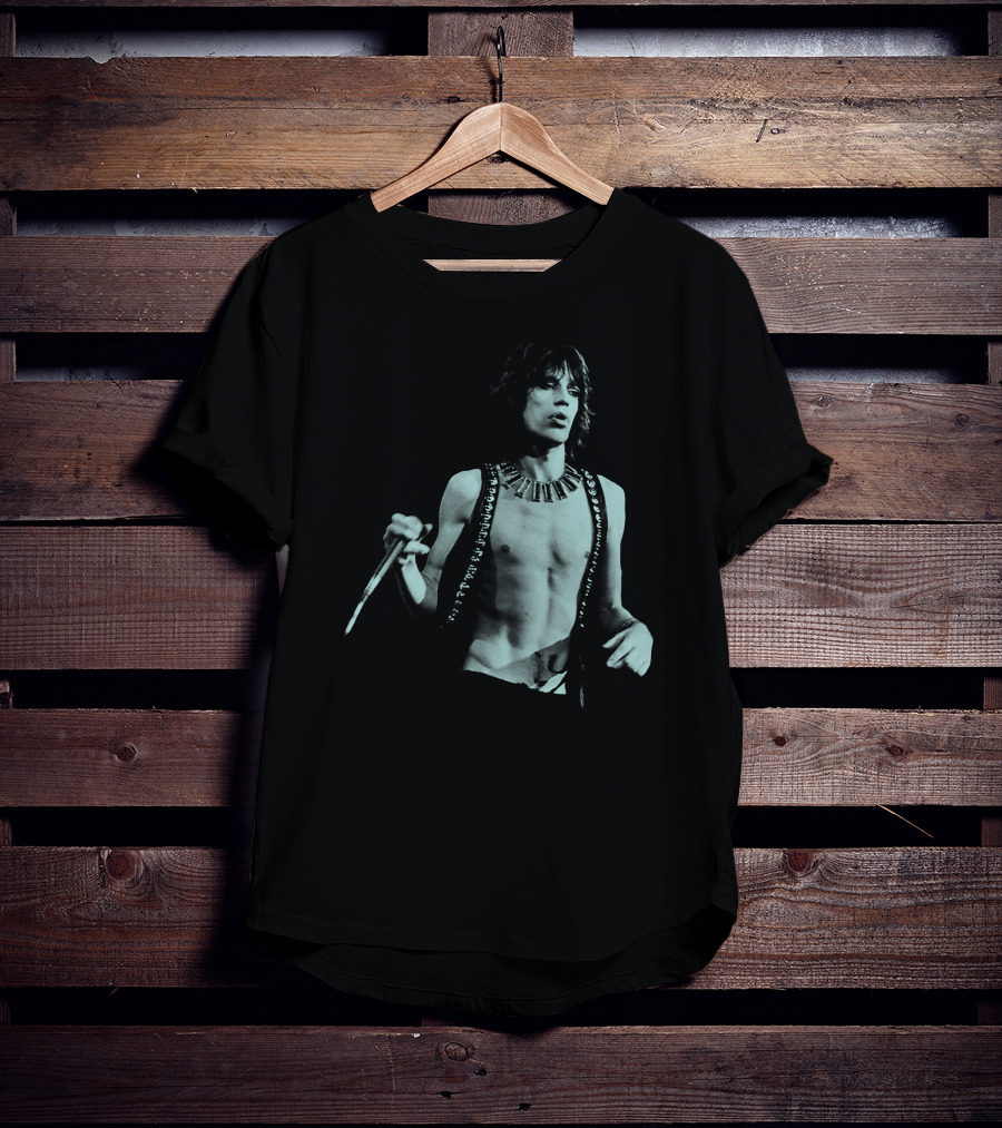 Mick Jagger Iconic Performance Rock Legend T-Shirt