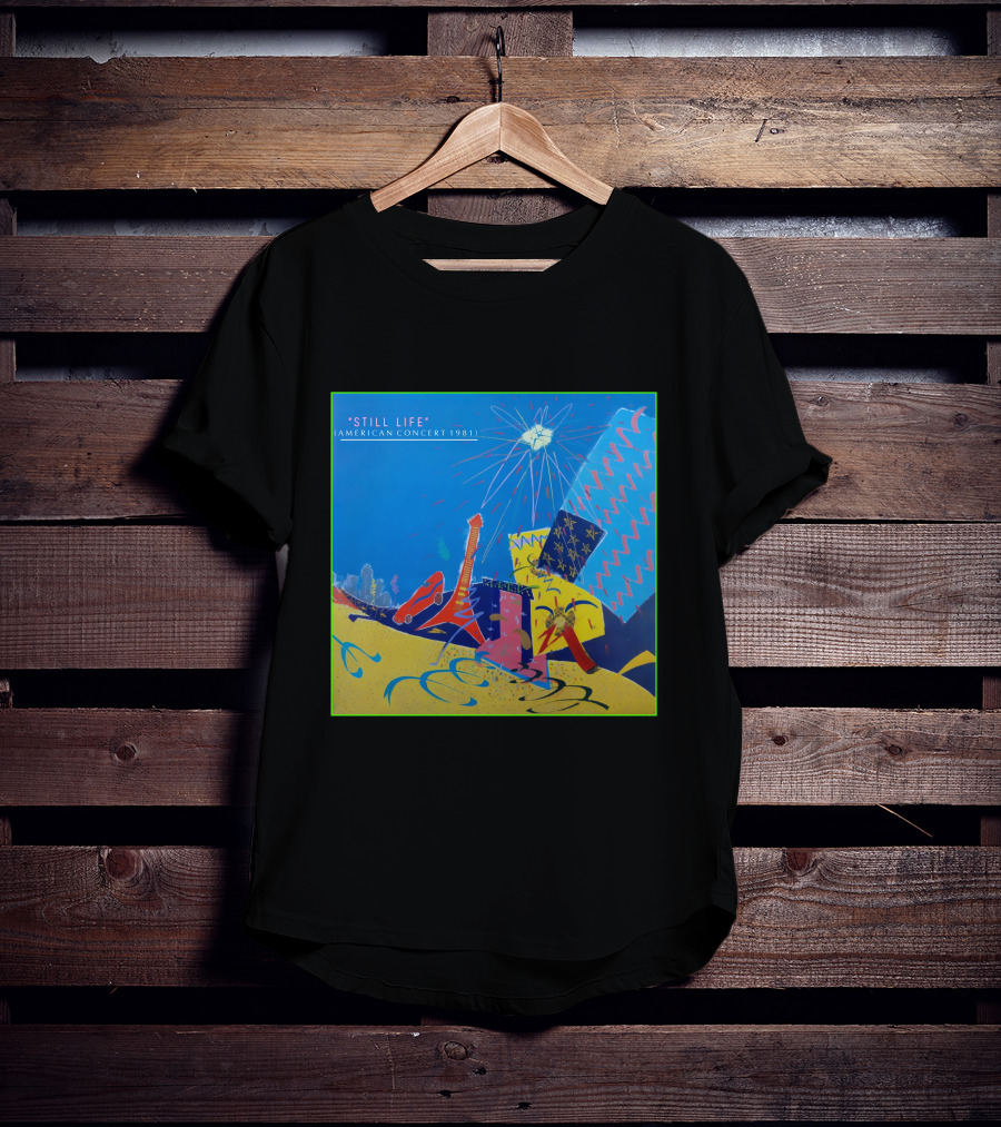 Still Life American Concert 1981 Vibrant Abstract T-Shirt