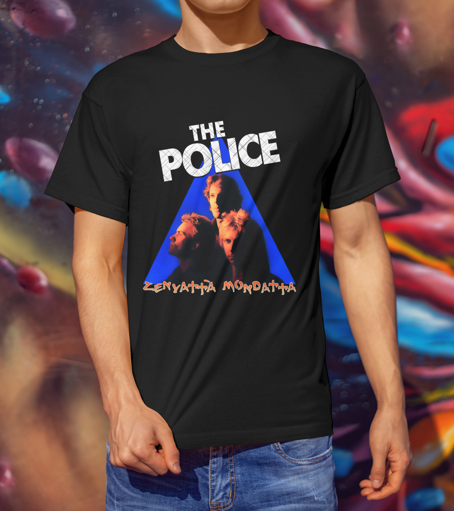 The Police Zenyatta Mondatta Album Cover T-Shirt