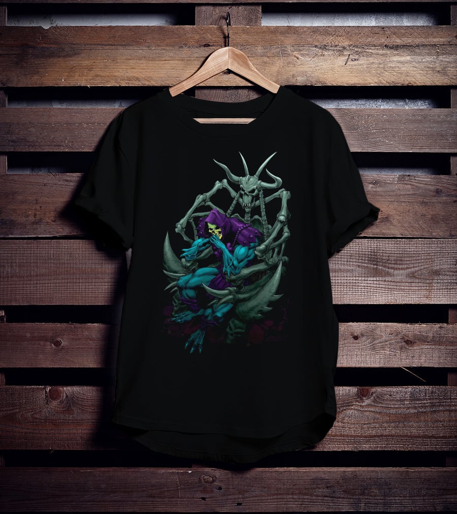 Masters Of The Universe Skeletor On Bone Throne T-Shirt