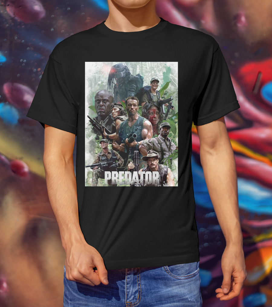 Predator Movie Characters T-Shirt
