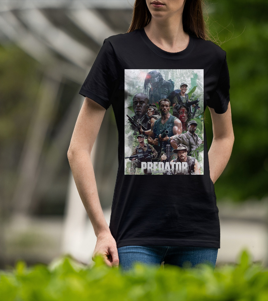 Predator Movie Characters T-Shirt