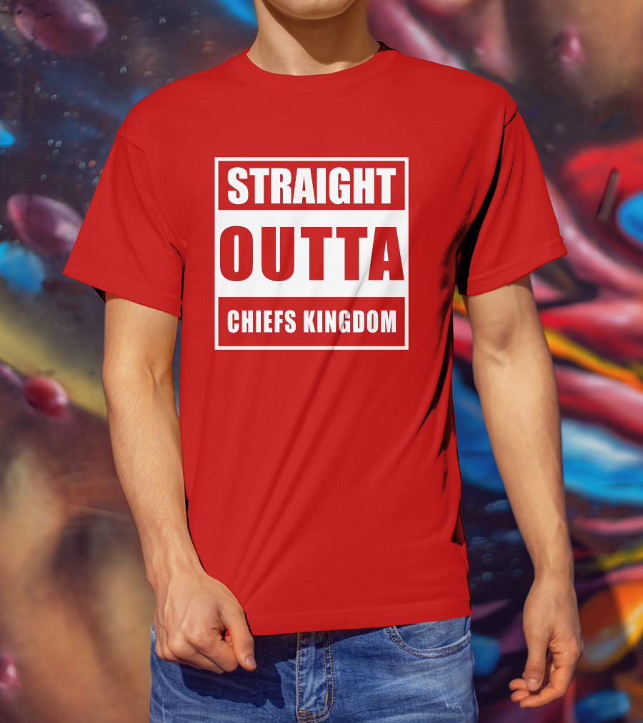 Straight Outta Chiefs Kingdom Red Friday Fan T-Shirt