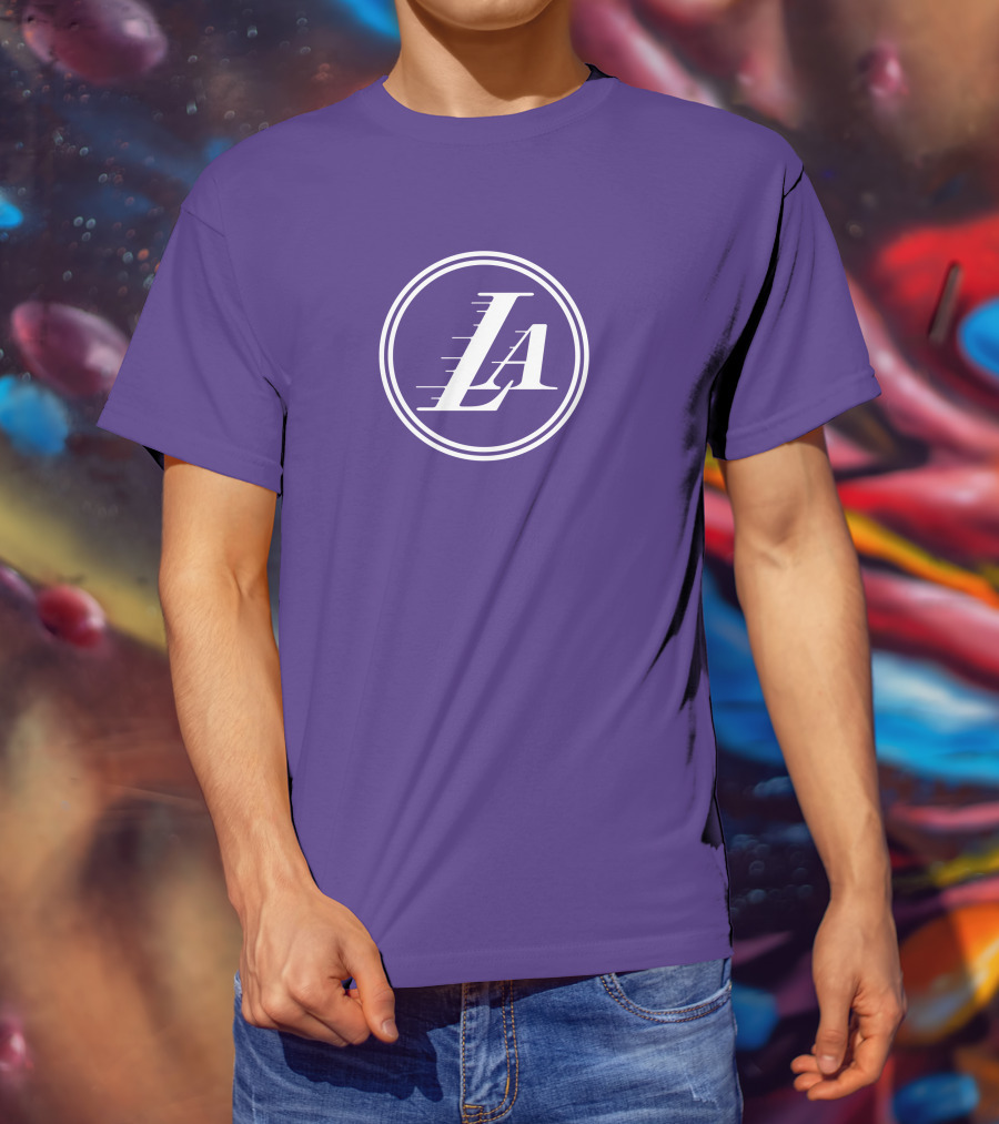 Anthony Davis Los Angeles Lakers LA Circle T-Shirt