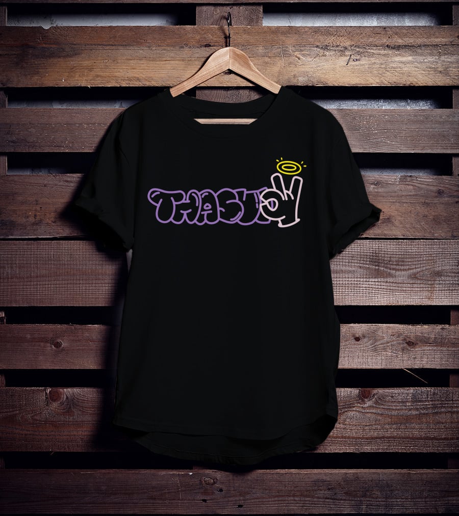 Thasup Halo Peace Gesture T-Shirt