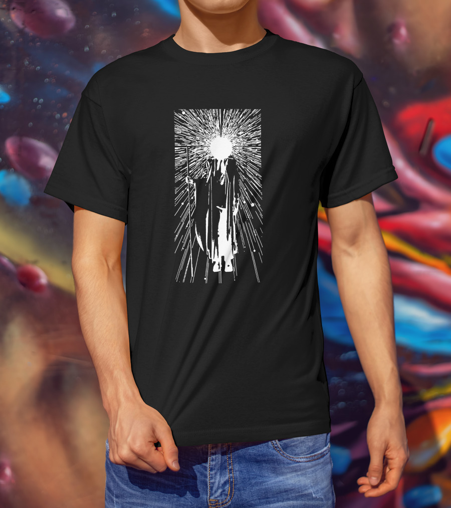 The Dischead Acid Wash Cosmic Enlightenment Burst T-Shirt