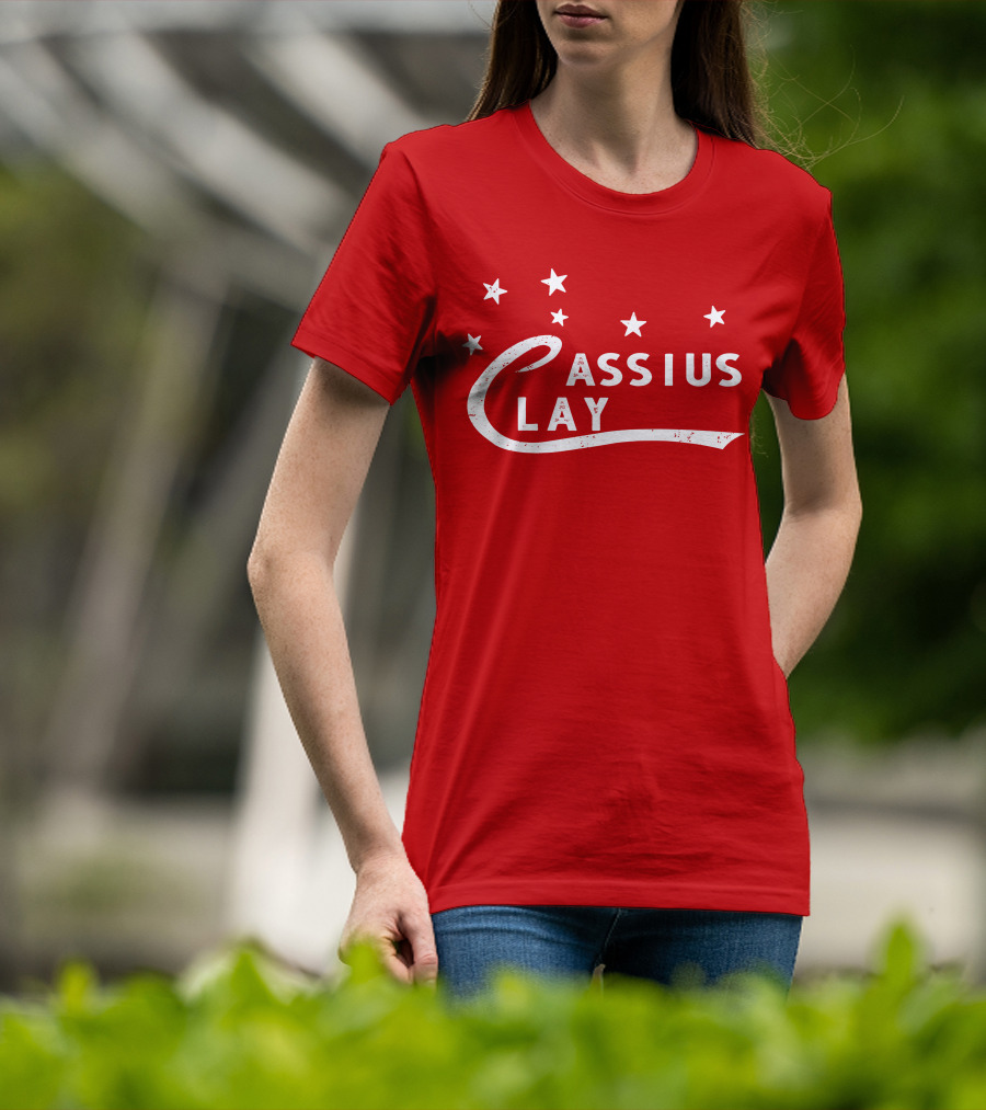 Patriot Cassius Clay Stars Red T-Shirt
