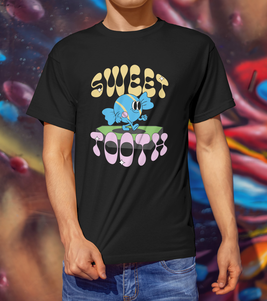 Sweet Tooth Candy Character Fun T-Shirt