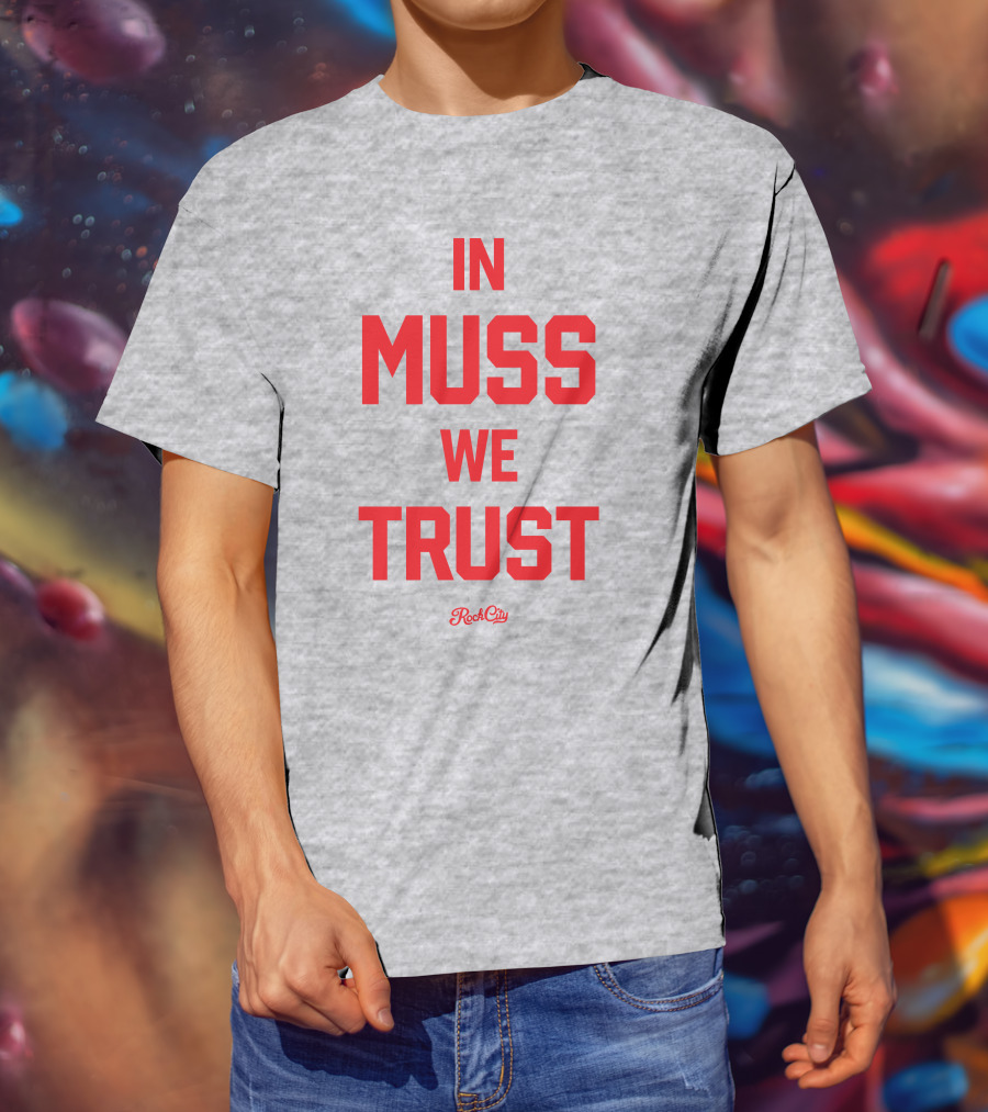 In Muss We Trust Rock City Grey T-Shirt