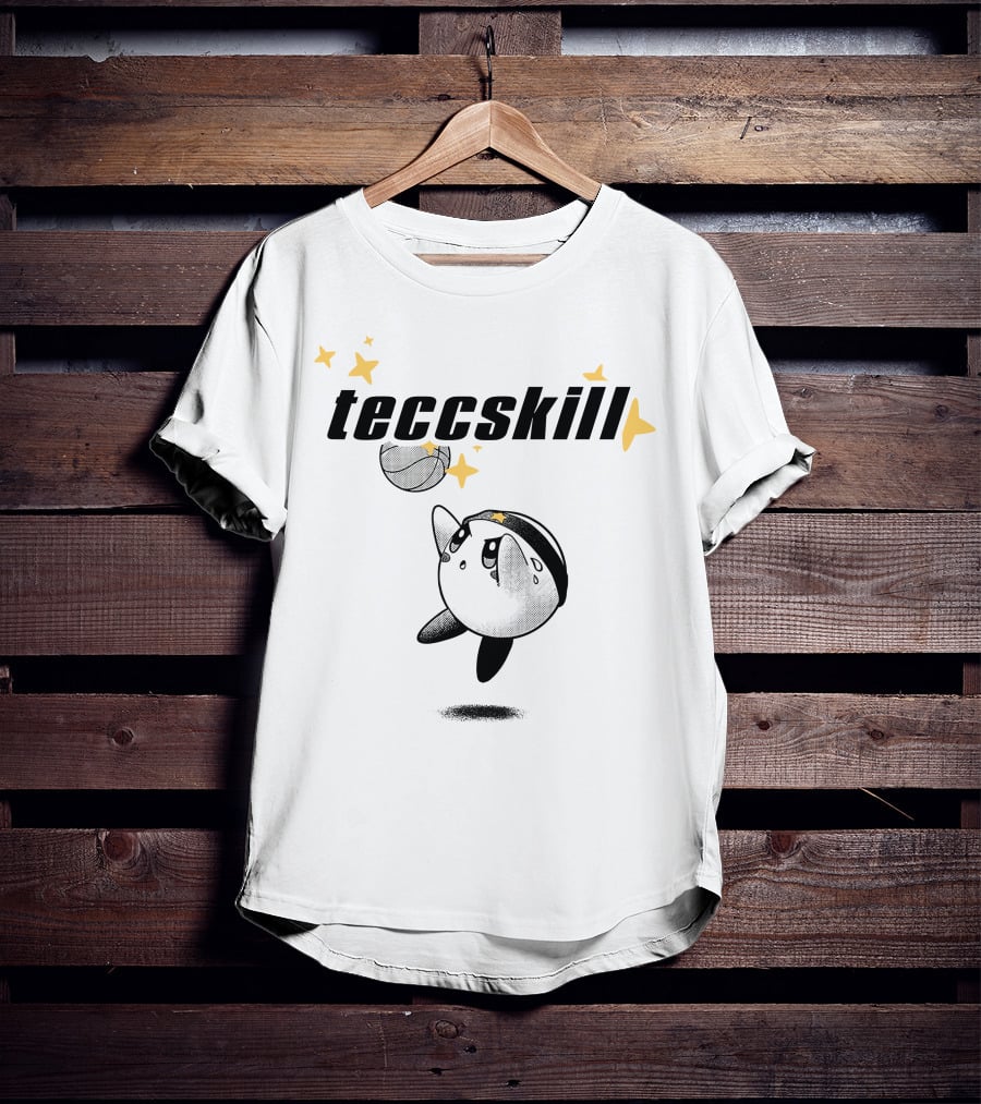 Teccskill Kirby Basketball Star Sparkle T-Shirt