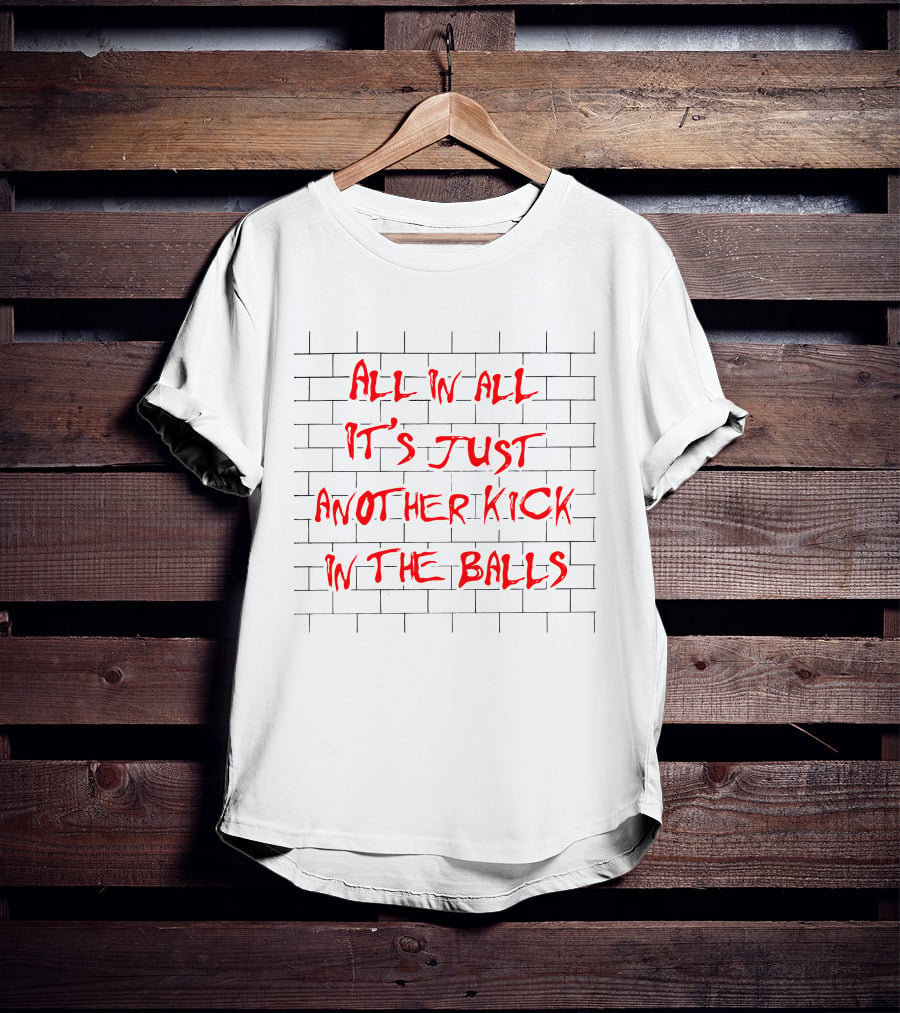 All In All It's Just Another Kick In The Balls The Good Brick Wall T-Shirt