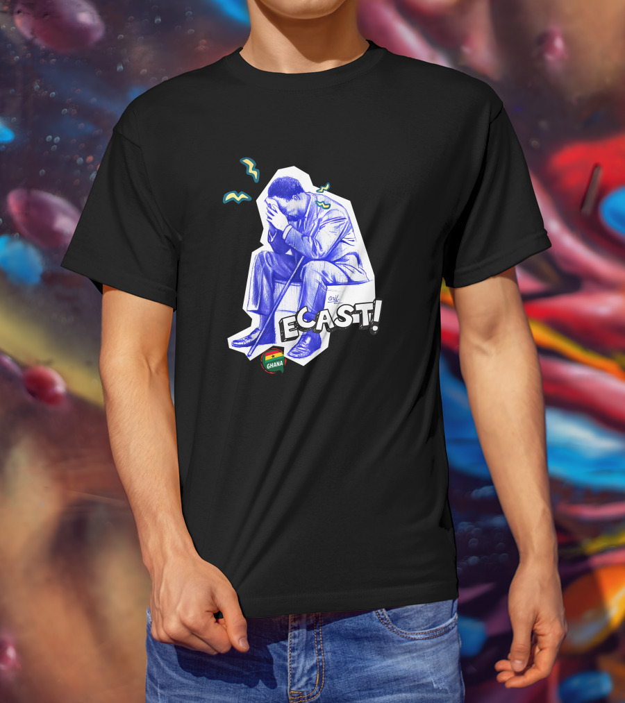 Enil Ecast Ghana Sitting Figure T-Shirt