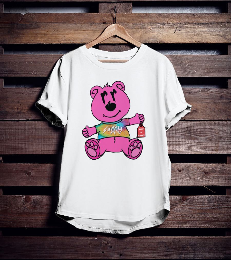 Joe Burrow Bear Sorry In Advance Mr Porter Merch Tie-Dye Bear T-Shirt