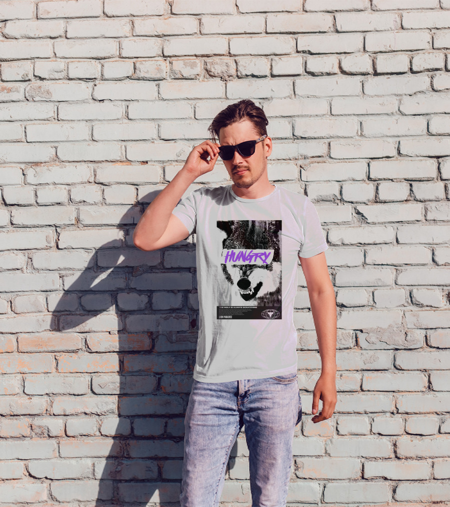 Hungry Wolf The Wolf Is Always Scratching Iron Paradise T-Shirt