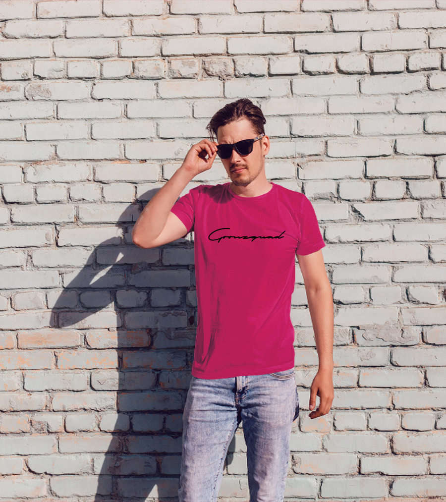 Cursive Goonzquad Red Lettering T-Shirt