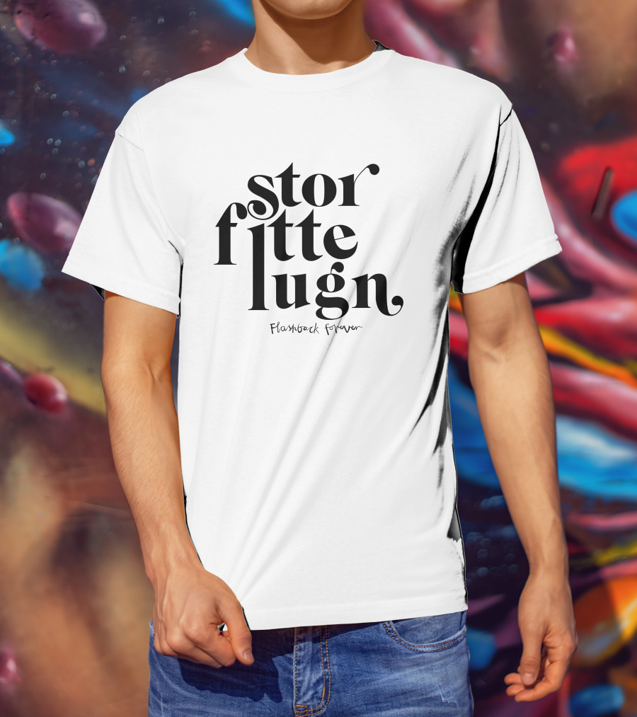 Stor Fitte Lugn Flashback Forever T-Shirt