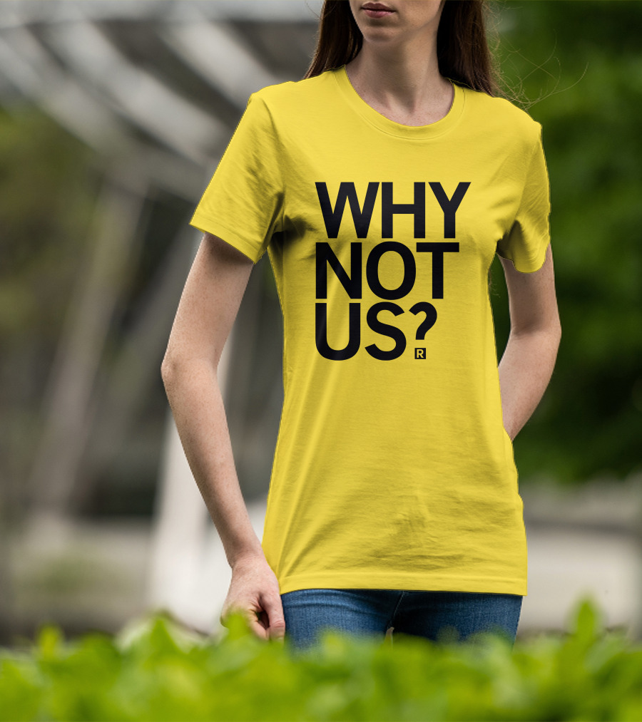 Holly Rowe Raygun Why Not Us? Gold T-Shirt