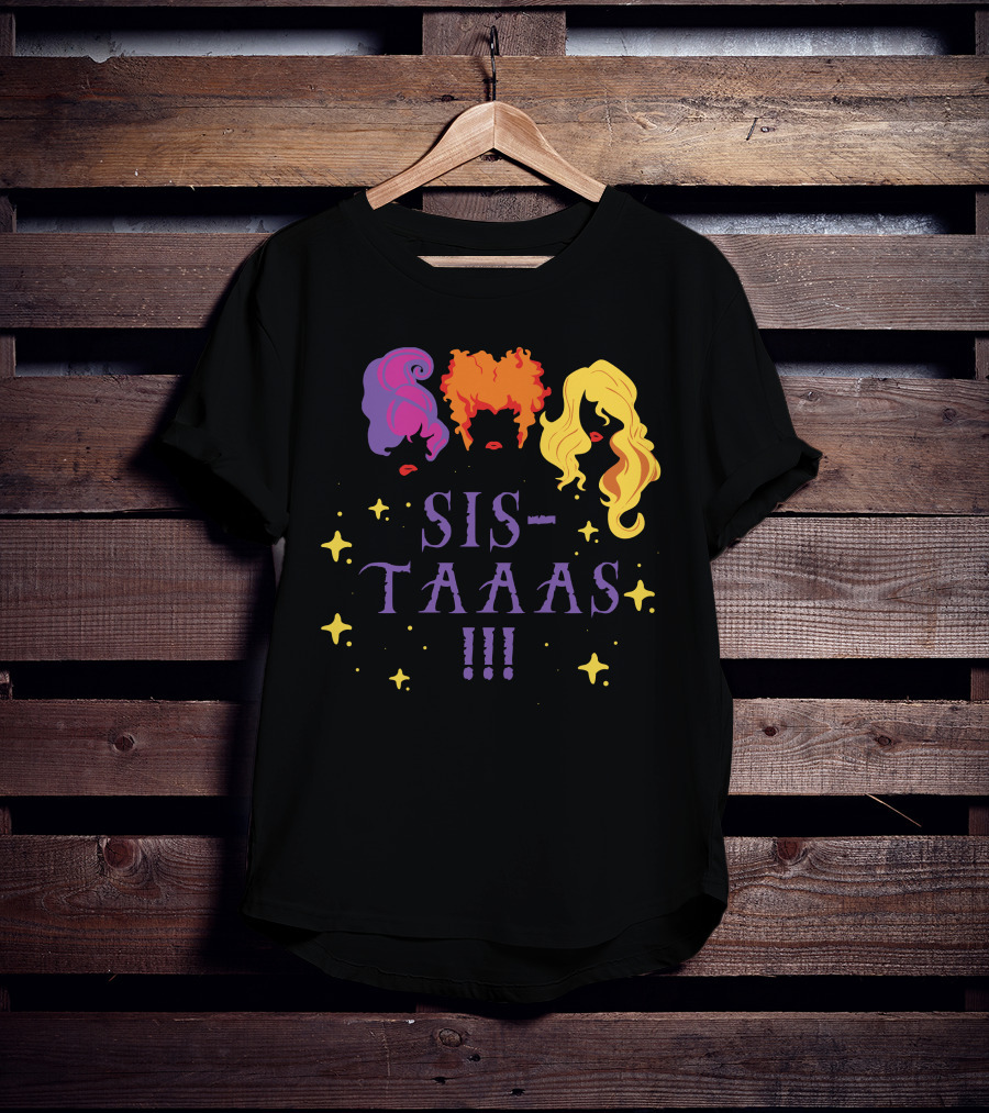 Sis Taaas Magic Hair Trio With Stars T-Shirt