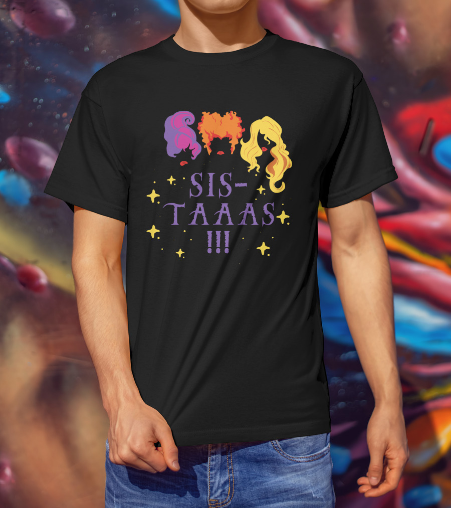 Sis Taaas Magic Hair Trio With Stars T-Shirt