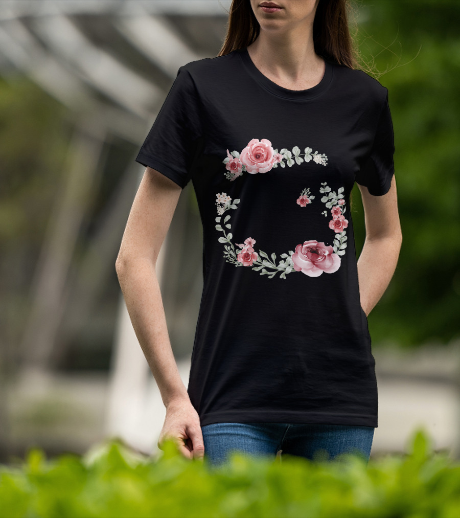 In Everything Give Thanks Floral T-Shirt
