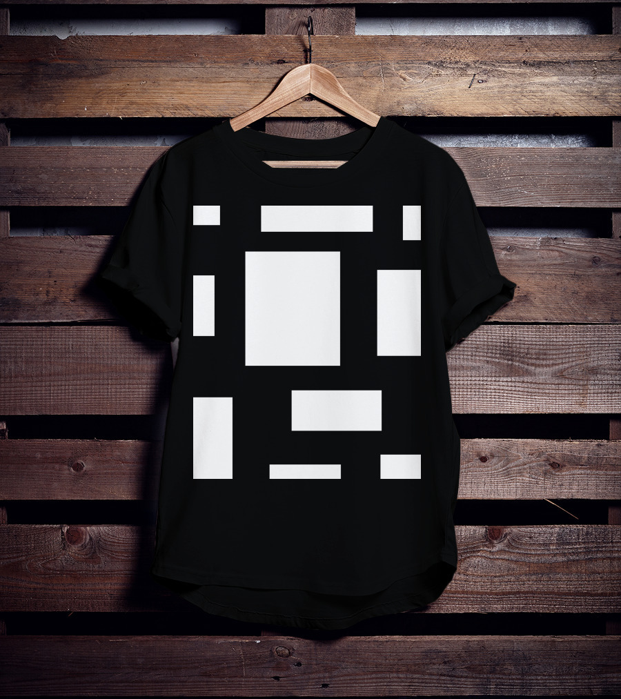 CAMP MAU 2 MAT BL Block Geometric T-Shirt