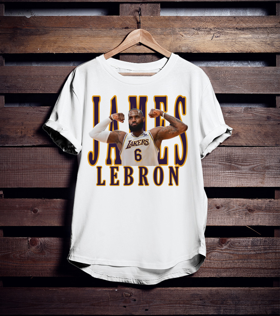 LeBron James 6 Lakers NBA T-Shirt