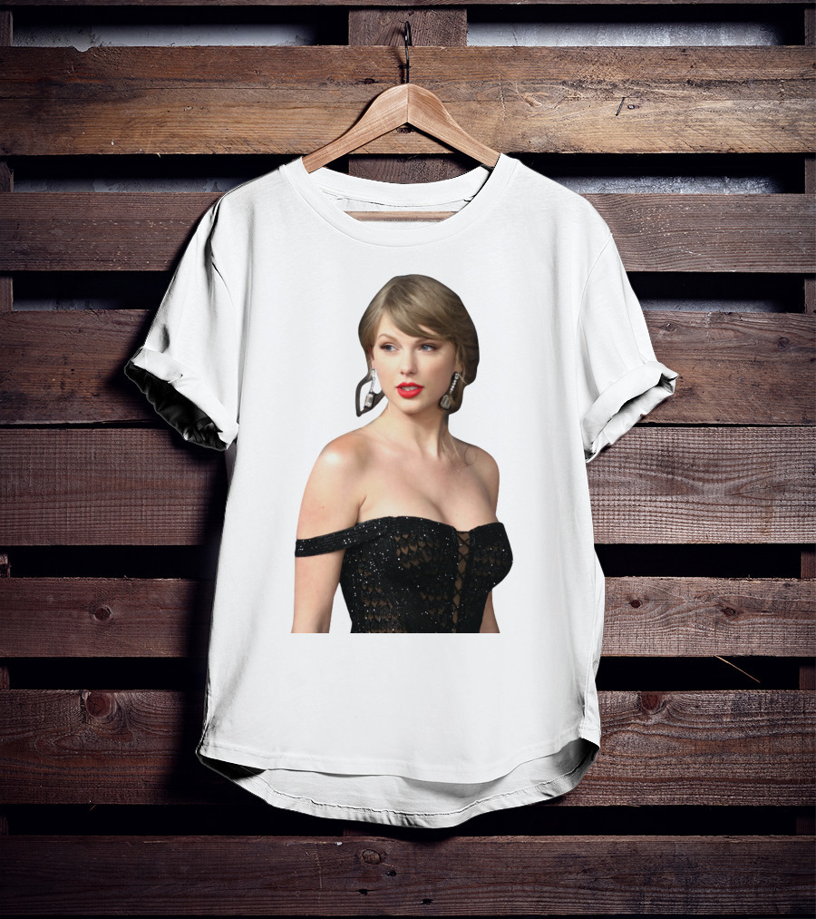 Taylor Swift Black Dress Elegant Look T-Shirt