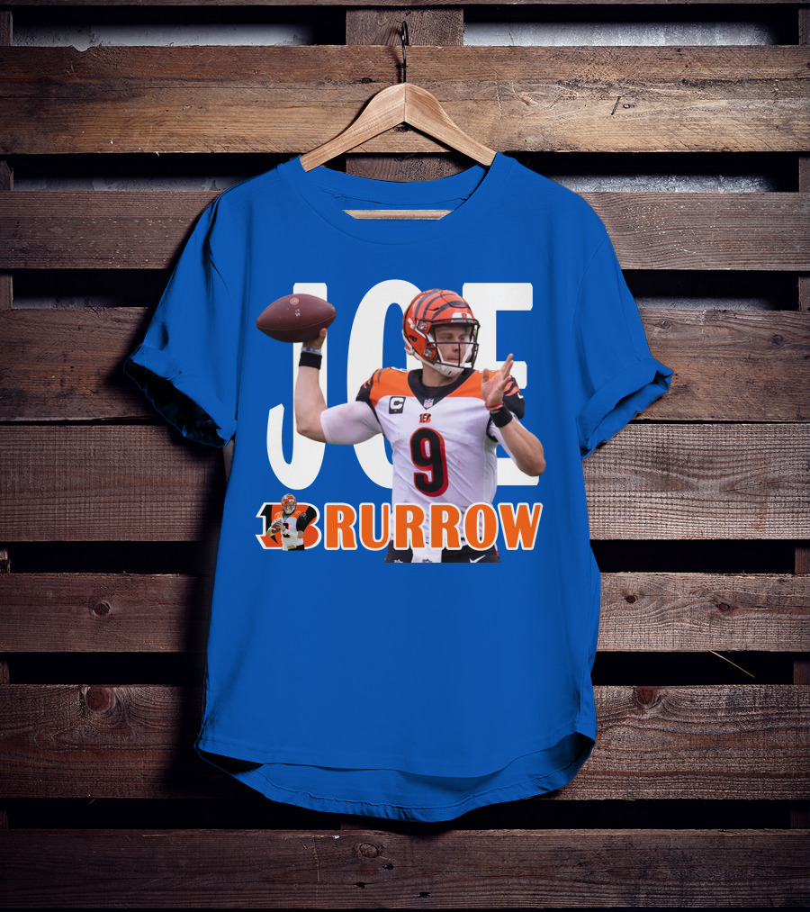 JOE BURROW Bengals Quarterback NFL Football T-Shirt