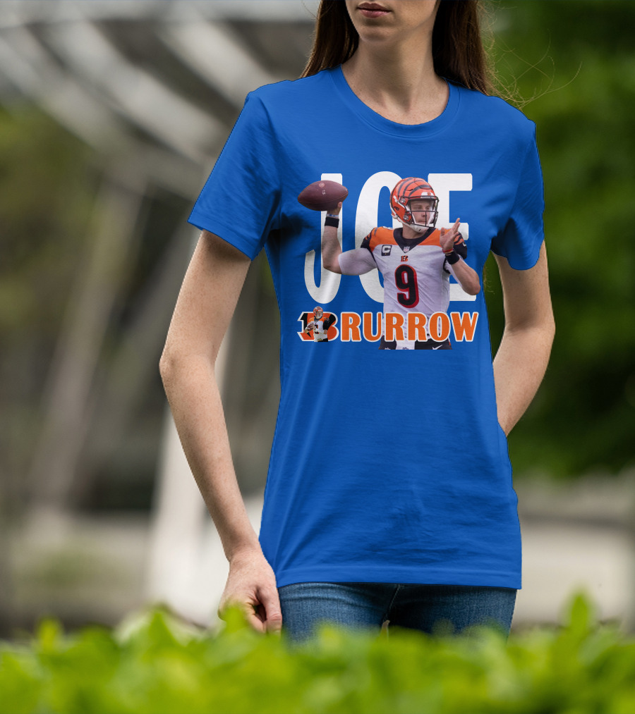 JOE BURROW Bengals Quarterback NFL Football T-Shirt