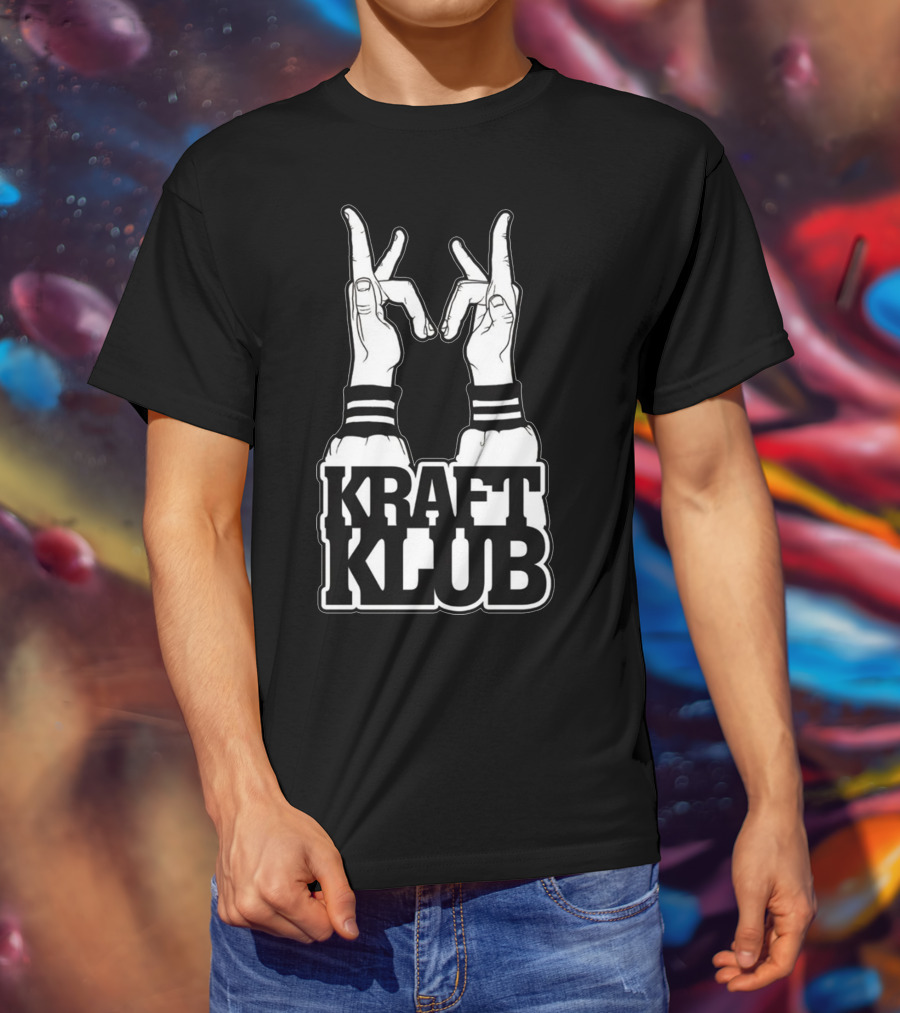 Kraftklub Band Rock German Iconic Hand Gesture T-Shirt