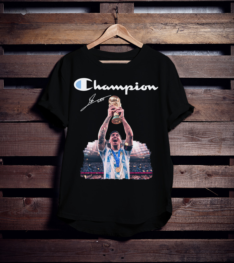 Champion Trophy Celebration Soccer Legend T-Shirt