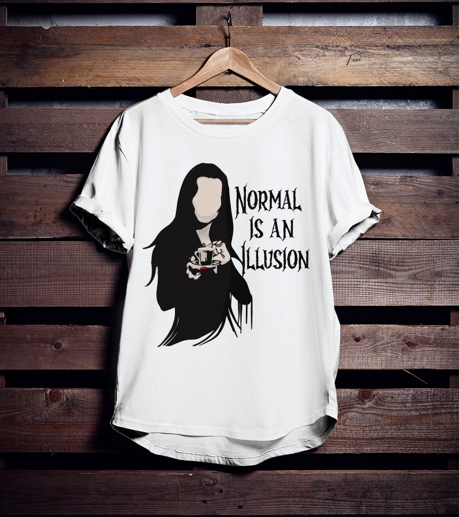 Wednesday Addams Normal Is An Illusion T-Shirt
