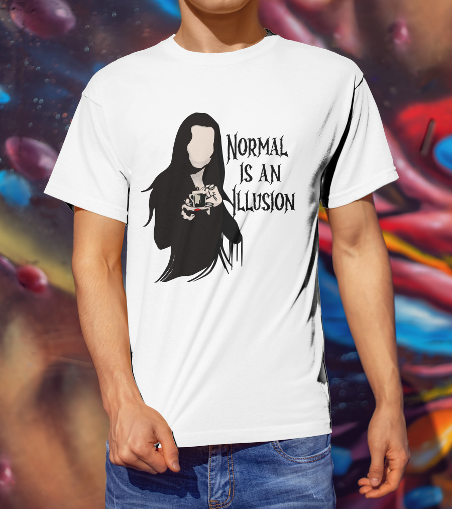 Wednesday Addams Normal Is An Illusion T-Shirt