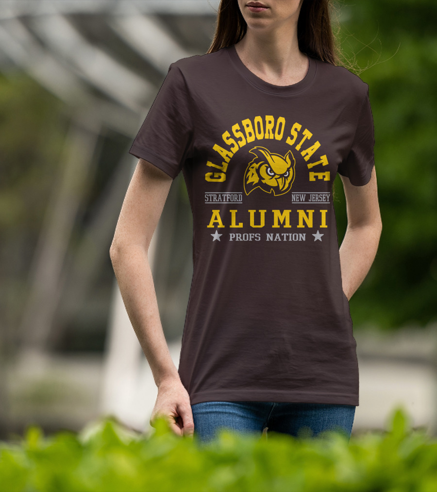 Glassboro State New Jersey Alumni Profs Nation Stratford Owl T-Shirt